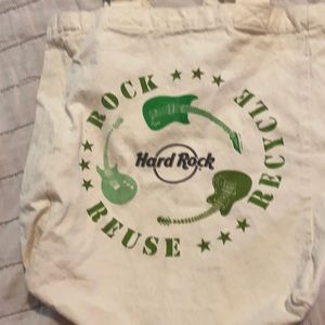 Hard Rock canvas tote